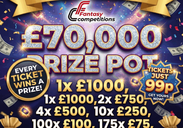 70K Instant WINS, Every Tickets WINS!!!